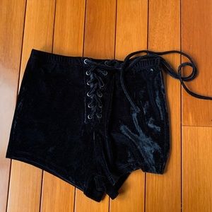 Small Forever 21 Lace Up Shorts
